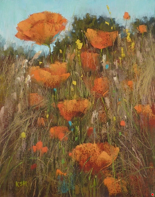 Orange Poppies