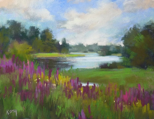 original pastel painting